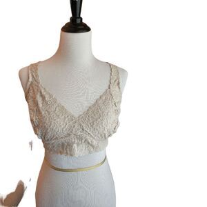Aerie off white  XL Lace Bralette/Bra
